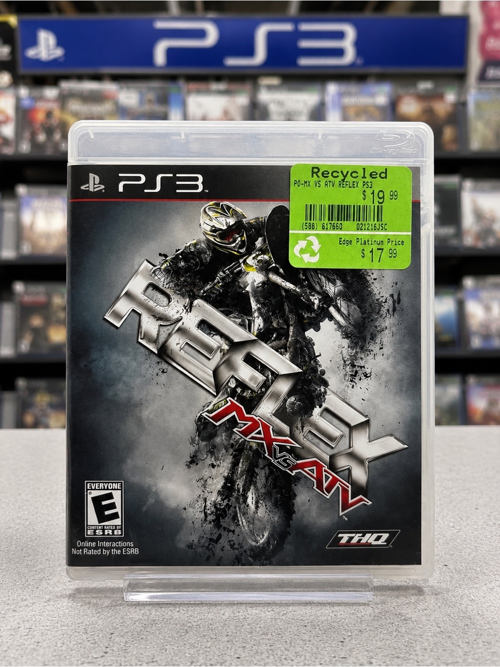 MX vs. ATV Reflex PS3 PlayStation 3 Complete CIB Tested & Working